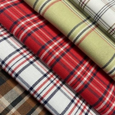 This is a premium collection of cotton and linen checks fabric, with a wide range of colors 