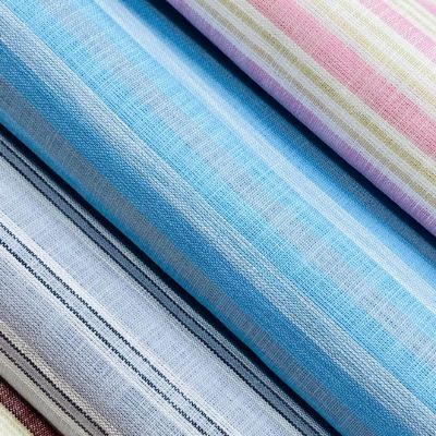 100% Pure Cotton Striped Fabric